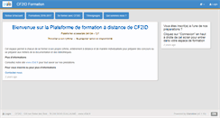 Desktop Screenshot of cf2idformation.fr